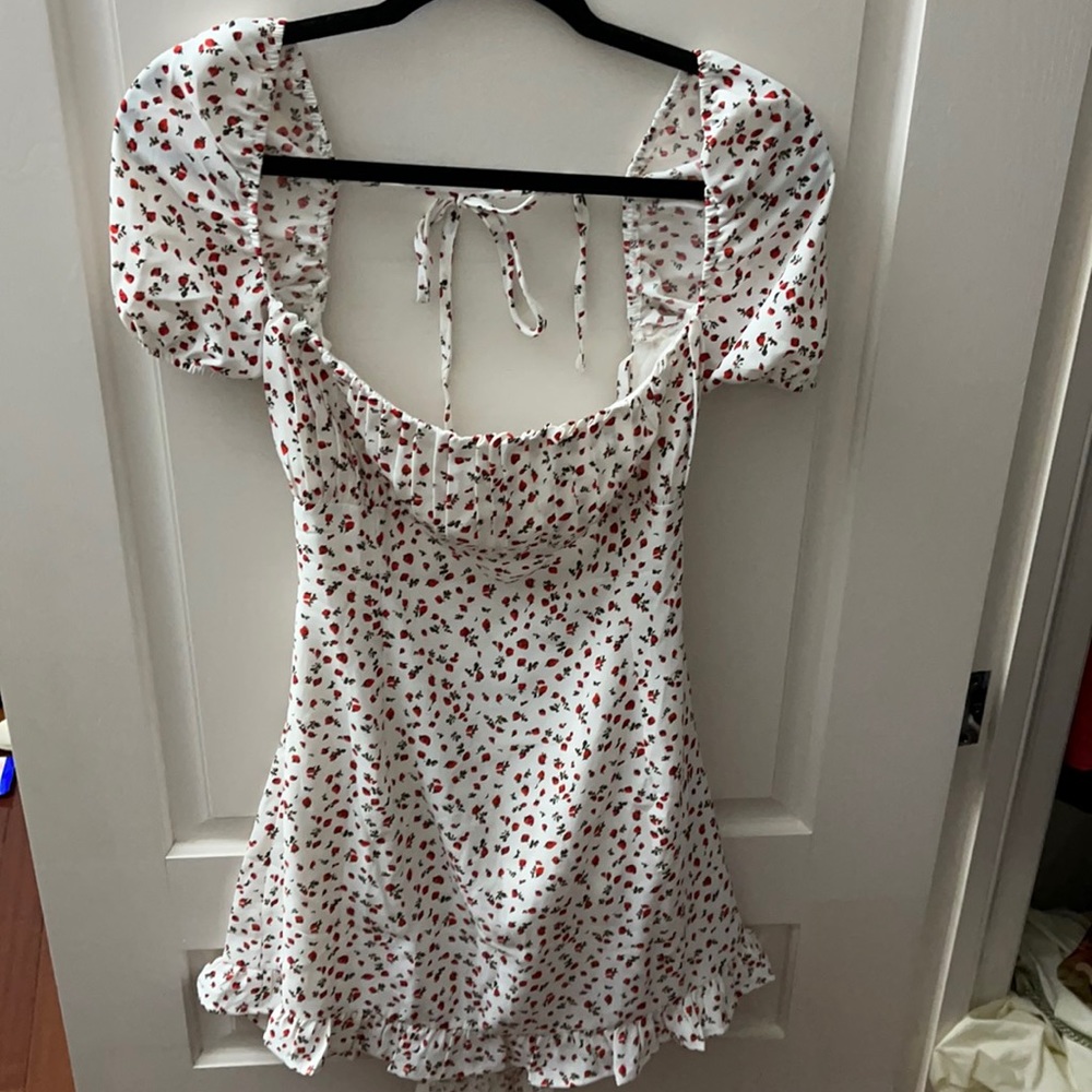 Open back dress